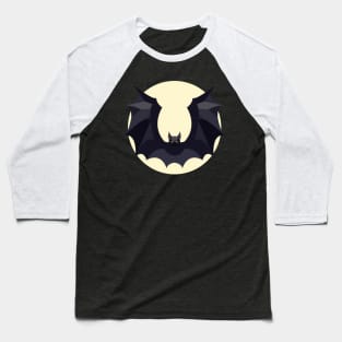 Bat in the moonlight Illustration Baseball T-Shirt